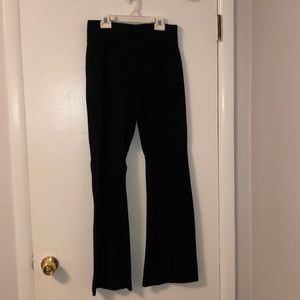 High waisted, stretchy dress pants